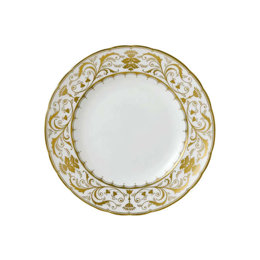 Royal Crown Derby Darley Abbey White Dinner Plate | 10.5in