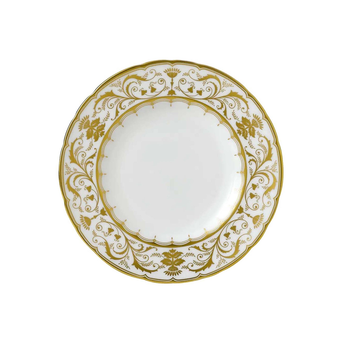 Royal Crown Derby Darley Abbey White Side Plate | 6.5in
