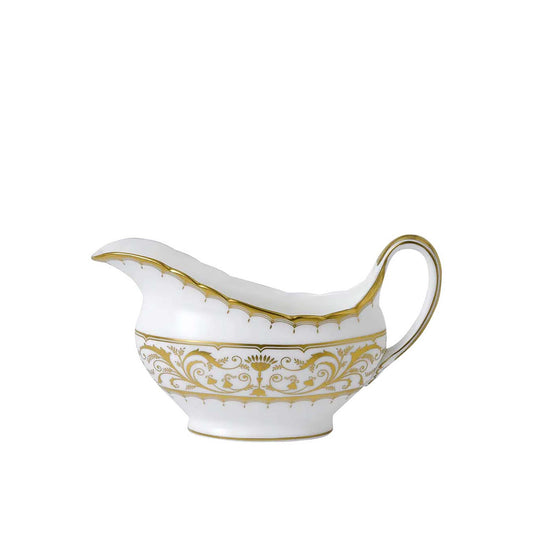 Royal Crown Derby Darley Abbey White Sauce Boat | 16oz