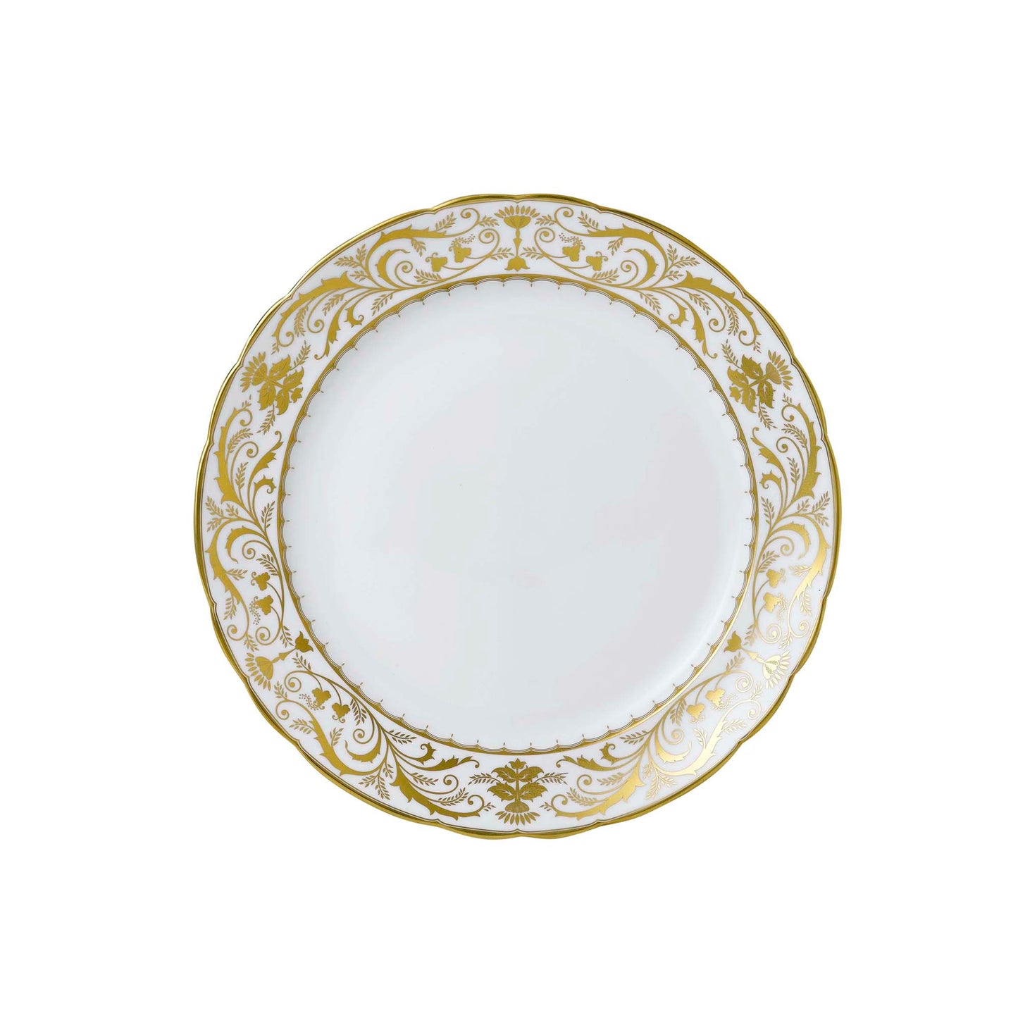 Royal Crown Derby Darley Abbey White Round Chop Dish | 14in