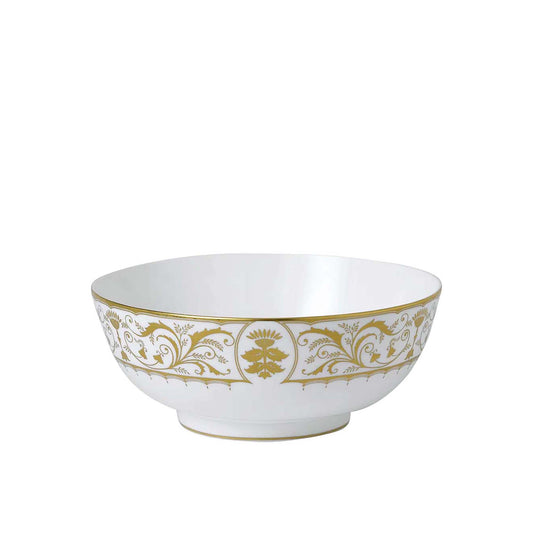 Royal Crown Derby Darley Abbey White Salad Bowl | 70.5oz