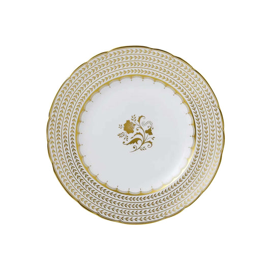 Royal Crown Derby Darley Abbey White Accent Plate | 8.5in