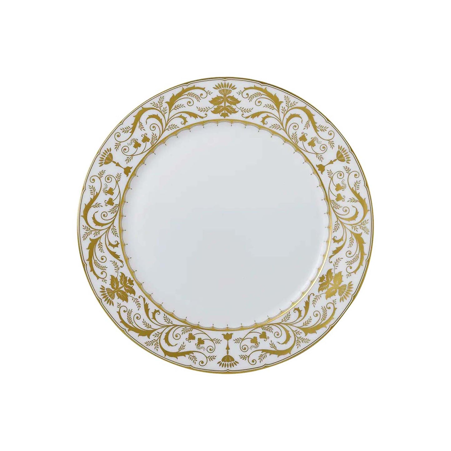 Royal Crown Derby Darley Abbey White Service Plate | 12in