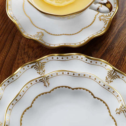Royal Crown Derby Elizabeth Gold Salad Plate | 8in