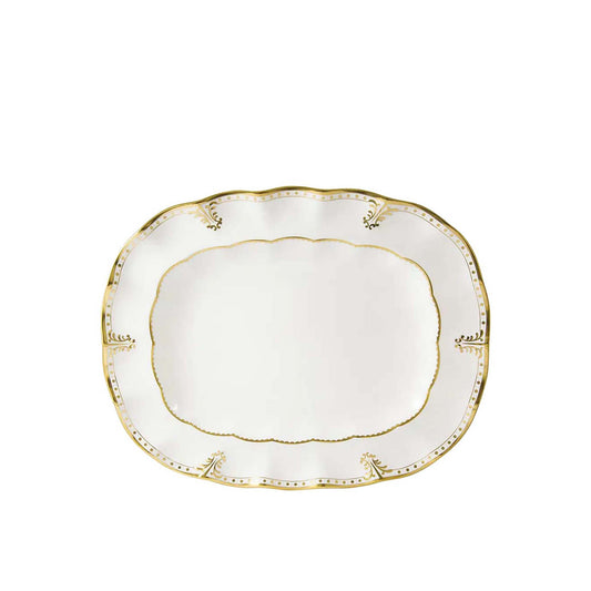Royal Crown Derby Elizabeth Gold Large Oval Dish | 15in