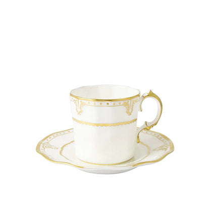 Royal Crown Derby Elizabeth Gold Coffee Cup | 5oz