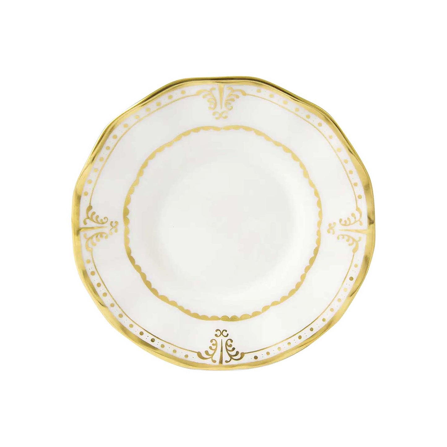 Royal Crown Derby Elizabeth Gold Coffee Saucer | 5in