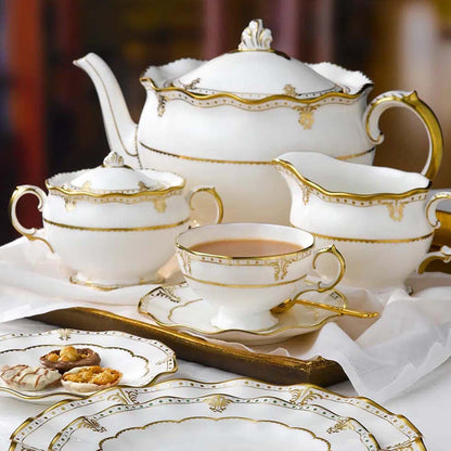 Royal Crown Derby Elizabeth Gold Covered Sugar Bowl | 11oz