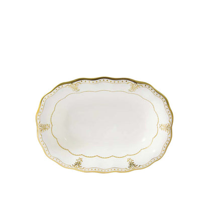 Royal Crown Derby Elizabeth Gold Open Vegetable Dish | 9in