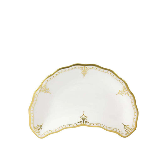 Royal Crown Derby Elizabeth Gold Crescent Salad Plate | 8in
