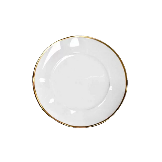 Anna Weatherley Simply Elegant Gold Salad Plate | 8.75in