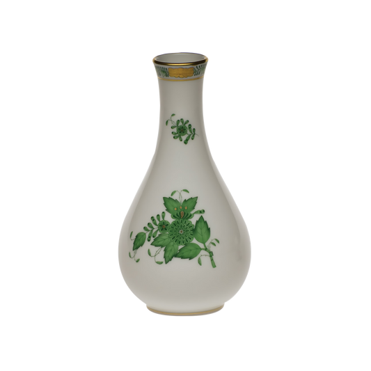 Herend Chinese Bouquet Green Vase | 6.5in