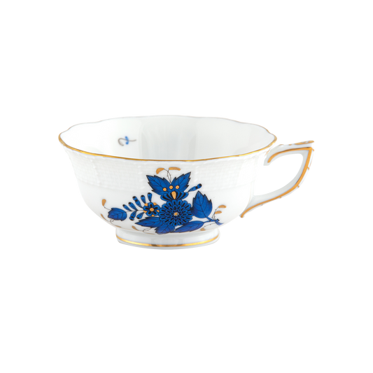 Herend Chinese Bouquet Black Sapphire Tea Cup | 8oz