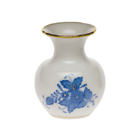 Herend Chinese Bouquet Blue Bud Vase | 2.75in