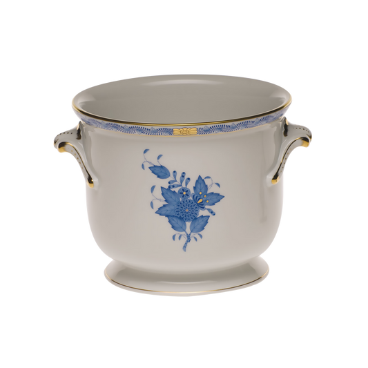 Herend Chinese Bouquet Blue Cachepot | 5.75x6.5in