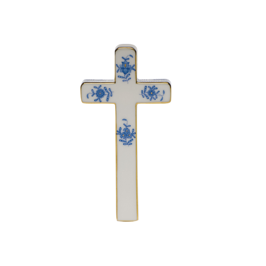 Herend Chinese Bouquet Blue Cross | 4.75x2.25in