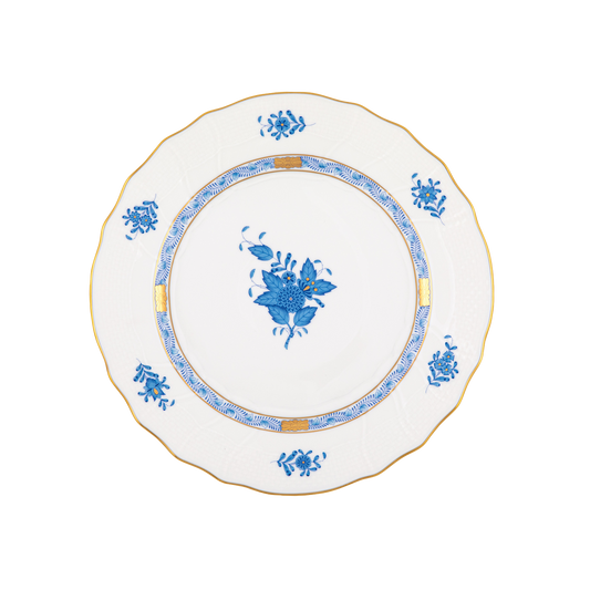 Herend Chinese Bouquet Blue Dinner Plate | 10.5in