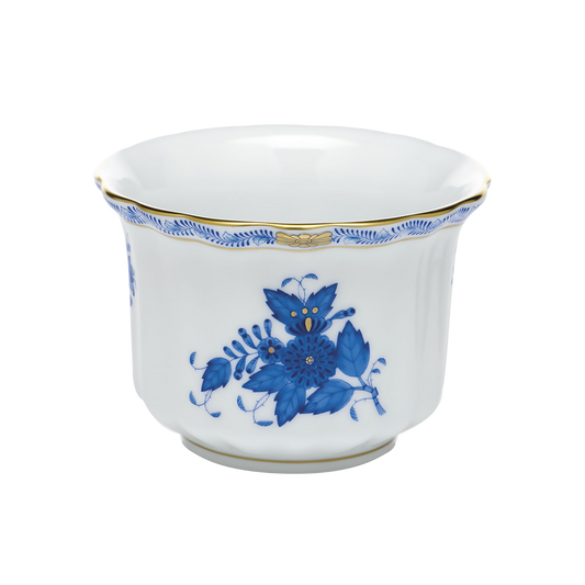Herend Chinese Bouquet Blue Mini Cachepot | 4.5x4.5in