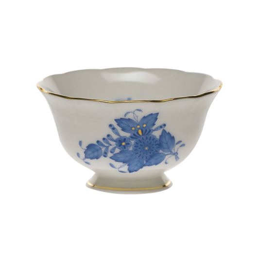 Herend Chinese Bouquet Blue Open Sugar Bowl | 1.5in