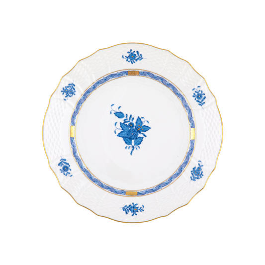 Herend Chinese Bouquet Blue Service Plate | 11in