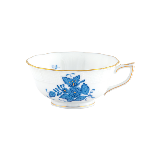 Herend Chinese Bouquet Blue Tea Cup | 8oz