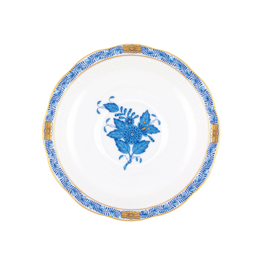 Herend Chinese Bouquet Blue Tea Saucer | 6in