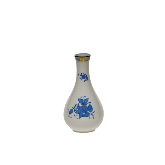 Herend Chinese Bouquet Blue Vase | 6.5in