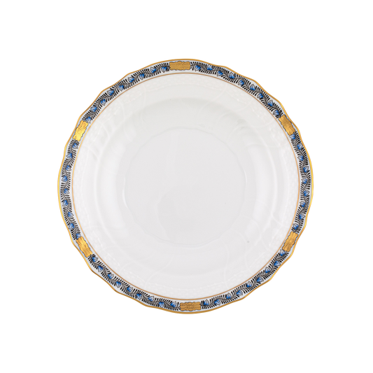 Herend Chinese Bouquet Garland Black Sapphire Salad Plate | 7.5in