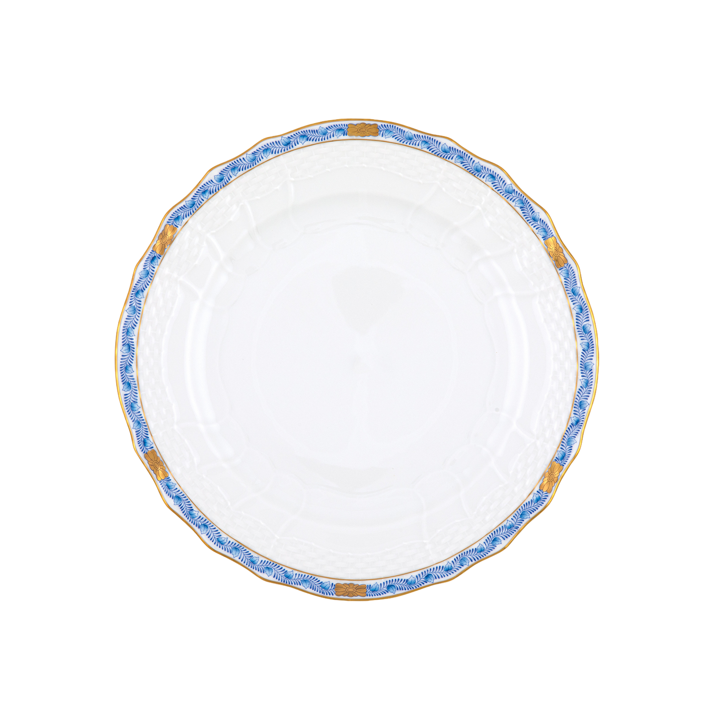 Herend Chinese Bouquet Garland Blue Service Plate | 11in