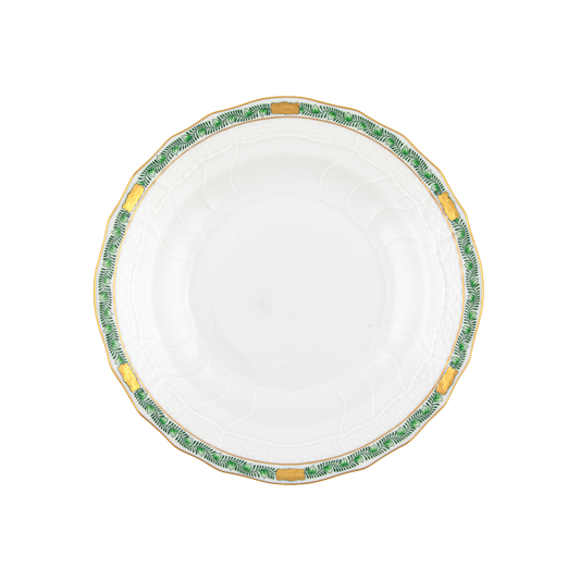 Herend Chinese Bouquet Garland Green Dessert Plate | 8.25in
