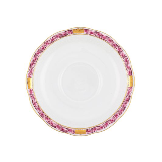 Herend Chinese Bouquet Garland Raspberry Tea Saucer | 6in