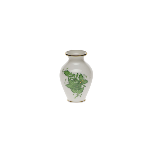 Herend Chinese Bouquet Green Bud Vase | 2.5in