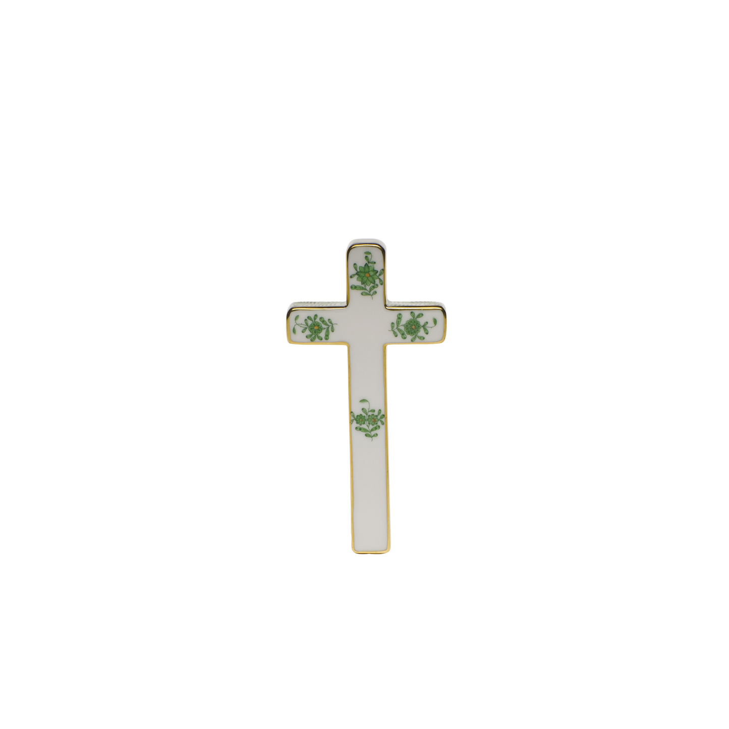 Herend Chinese Bouquet Green Cross | 4.75x2.25in