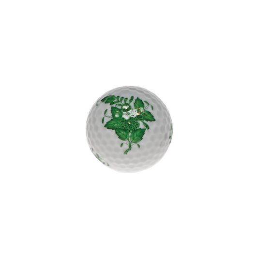 Herend Chinese Bouquet Green Golf Ball | 1.75in