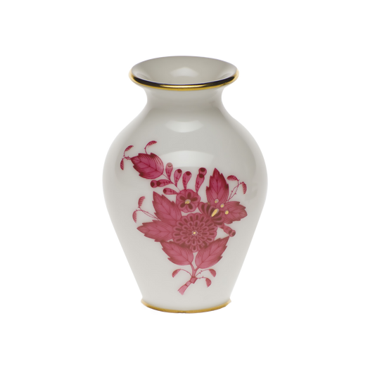 Herend Chinese Bouquet Raspberry Bud Vase | 2.5in