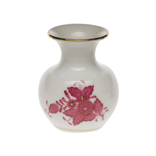 Herend Chinese Bouquet Raspberry Bud Vase | 2.75in