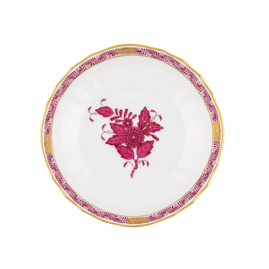 Herend Chinese Bouquet Raspberry Canton Saucer | 5.5in