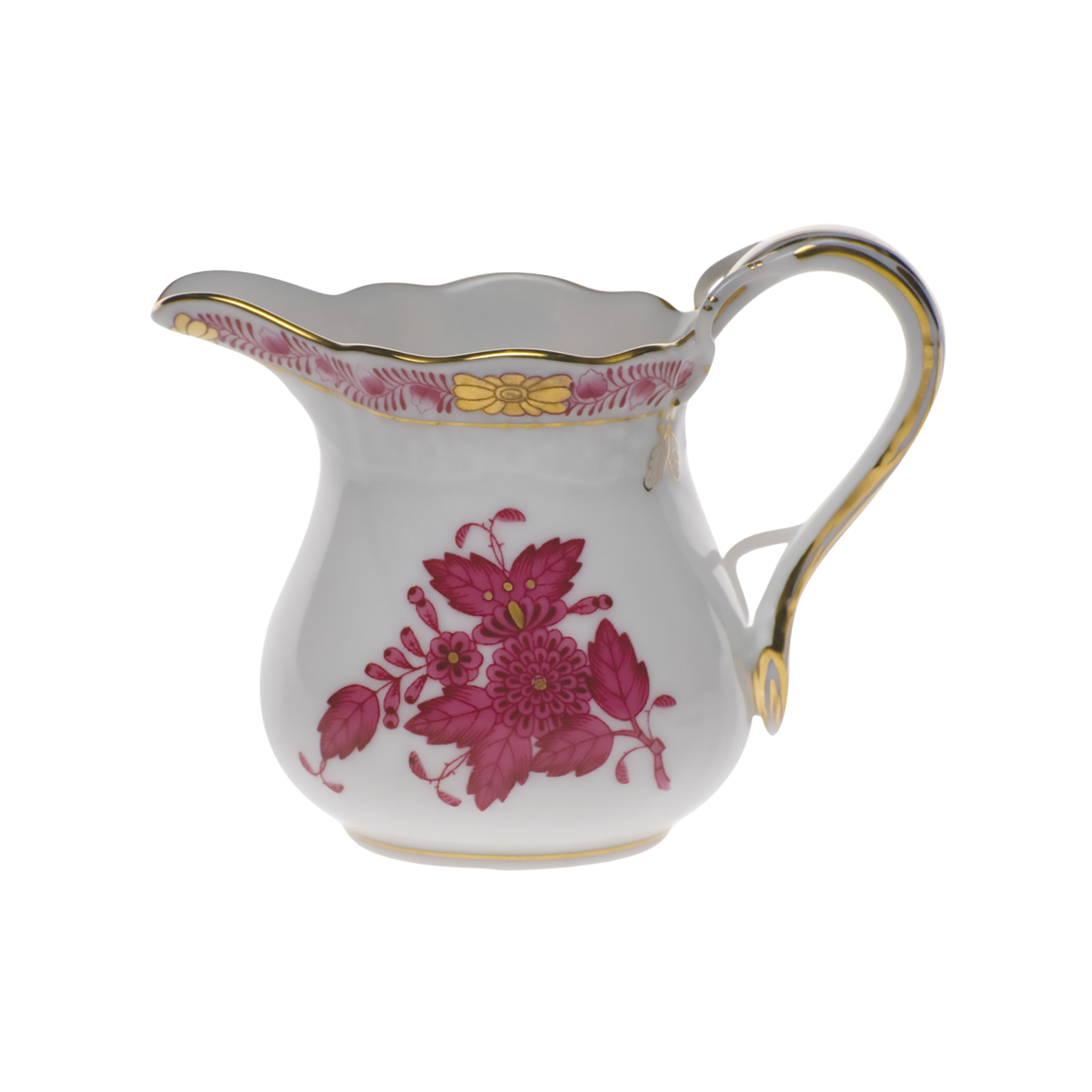 Herend Chinese Bouquet Raspberry Creamer | 4oz