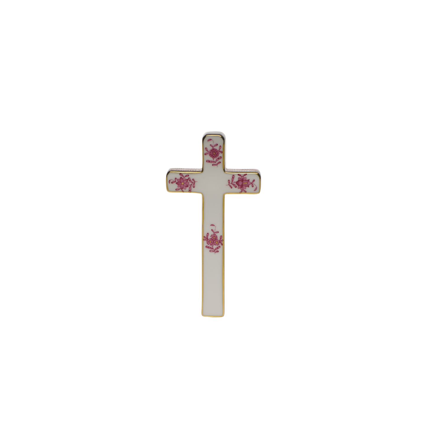 Herend Chinese Bouquet Raspberry Cross | 4.75x2.25in