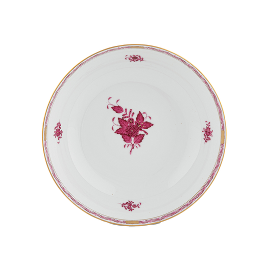 Herend Chinese Bouquet Raspberry Medium Bowl | 9.5in
