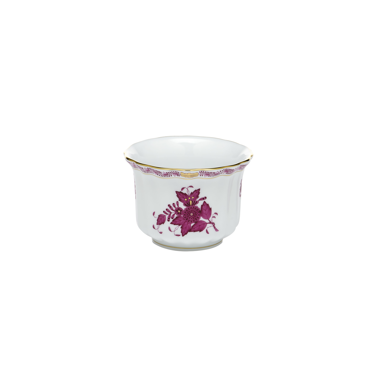 Herend Chinese Bouquet Raspberry Mini Cachepot | 4.5x4.5in