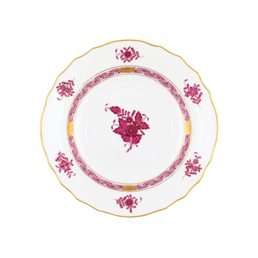 Herend Chinese Bouquet Raspberry Salad Plate | 7.5in