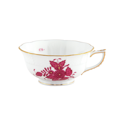 Herend Chinese Bouquet Raspberry Tea Cup | 8oz