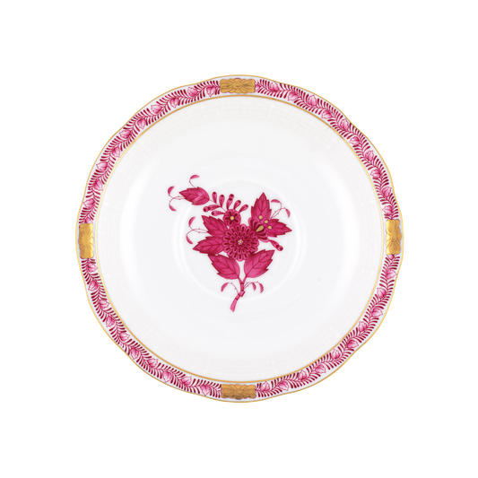 Herend Chinese Bouquet Raspberry Tea Saucer | 6in