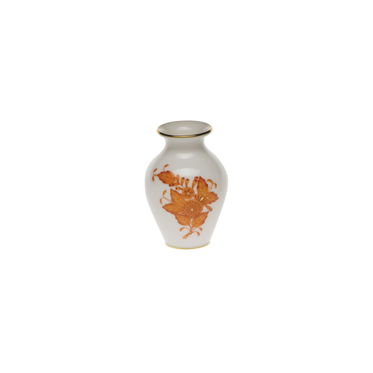 Herend Chinese Bouquet Rust Bud Vase | 2.5in