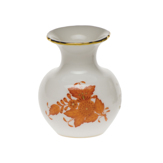 Herend Chinese Bouquet Rust Bud Vase | 2.75in