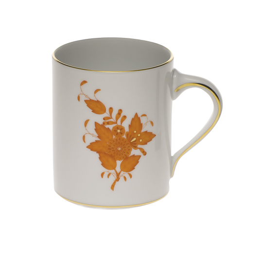Herend Chinese Bouquet Rust Coffee Mug | 16oz