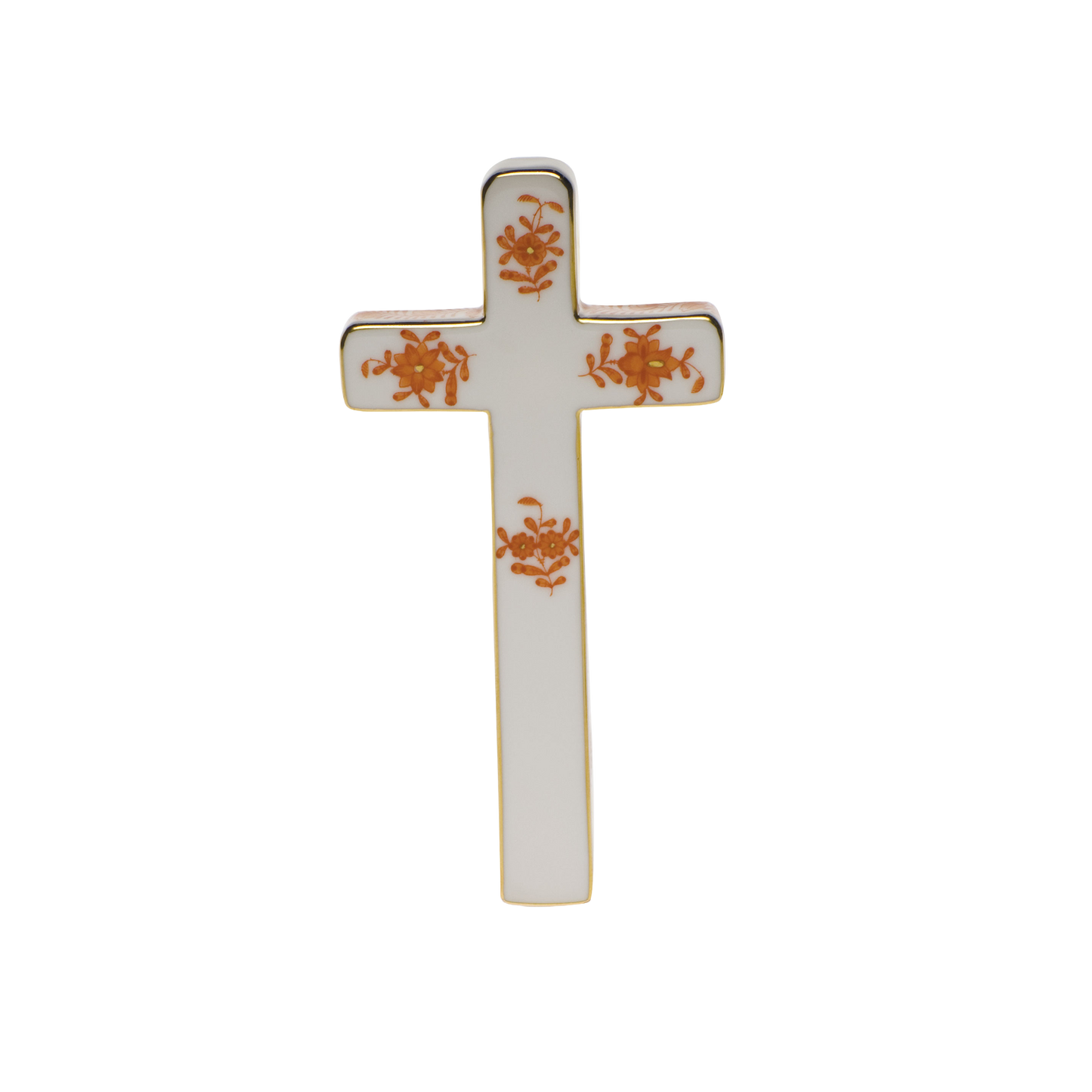 Herend Chinese Bouquet Rust Cross | 4.75x2.25in