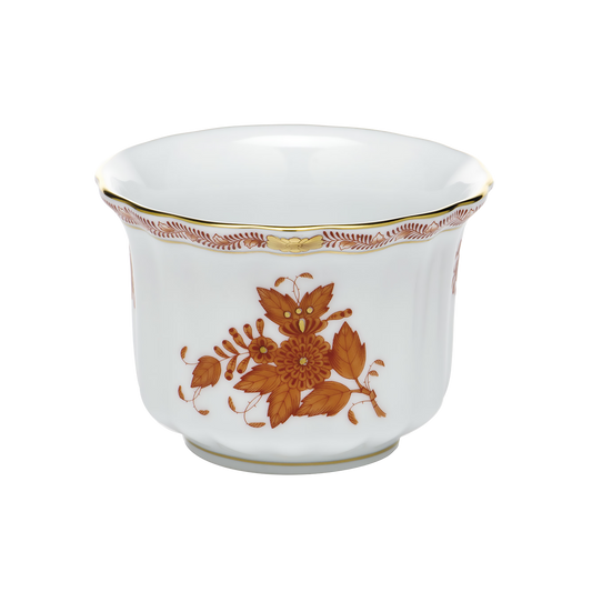 Herend Chinese Bouquet Rust Mini Cachepot | 4.5x4.5in