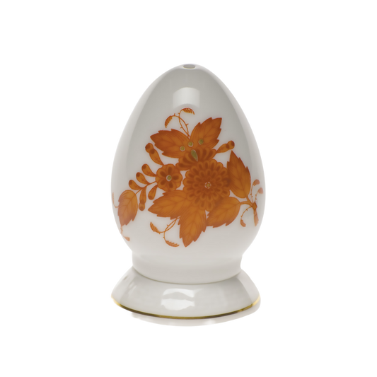 Herend Chinese Bouquet Rust Pepper Shaker Single Hole | 3.5in